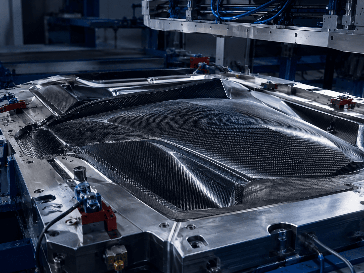 Carbon fiber composite molding manufacturing